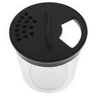 Pote Farinheiro Porta Mantimentos Transparente Com Tampa Pret