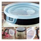 Pote Flip Hermético Com Corações Pretos 1 1 Litros - Wp Conne