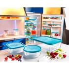 Pote Frigoverre Bormioli Rocco Transparente Com Tampa 750ml