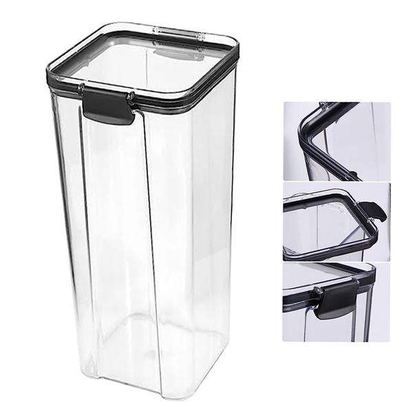 Pote Hermetico 1300ml Tampa Trava Veda Conserva Alimento Mant