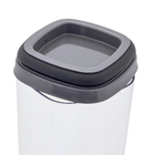 Pote Hermético 2 Litros Cinza Delinia