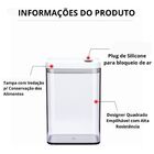 Pote Hermético 3 Peças Porta Mantimentos Para Alimentos Cozin