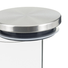 Pote Hermético 400ml Vidro com Tampa Inox Delinia