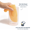 Pote Hermético 600ml Vidro com Tampa Bambu OIKOS