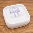 Pote Hermético Acrílico Quadrado 800 Ml - Conjunto Com 04 Peç