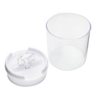 Pote Hermético Acrílico Tampa Com Trava Vedação 400ml