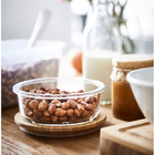 Pote Hermético Com Tampa Bambu 400ml