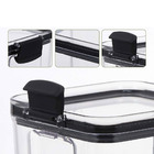 Pote Hermetico Conserva Tampa Com Trava Kit 2 Unidades Acrili