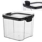 Pote Hermetico Conserva Veda Trava 700ml Transparente Mantime