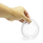 Pote Hermético De Acrílico 1,1l Com Vedação 3 Peças