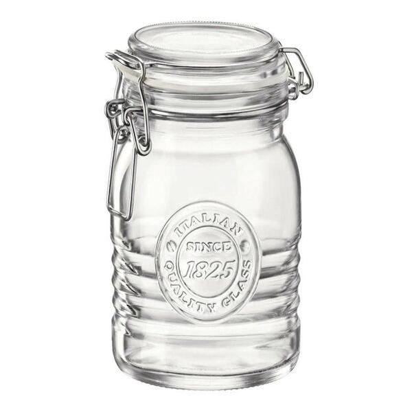 Pote Hermético De Vidro 1l Para Organização Oficcina 1825