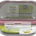 Pote Hermético De Vidro  800ml - Yins Home Pote Hermético De