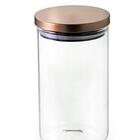 Pote Hermético De Vidro Borossilicato Tampa Bronze 370 Ml - M