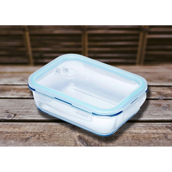 Pote Hermético De Vidro Borossilicato Transparente C/tampa Pl