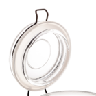 Pote Hermético De Vidro Com Fecho Em Metal Preto 1,330l - Lyor