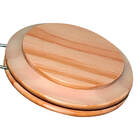 Pote Hermético De Vidro Com Tampa De Madeira 1,2l - Casambien