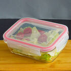 Pote Hermético De Vidro Marmita Grande Tampa Com Trava