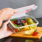 Pote Hermético De Vidro Marmita Grande Tampa Com Trava