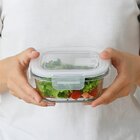 Pote Hermético De Vidro Quadrado 520 Ml