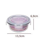 Pote Hermético De Vidro Temperado Redondo - Oxford