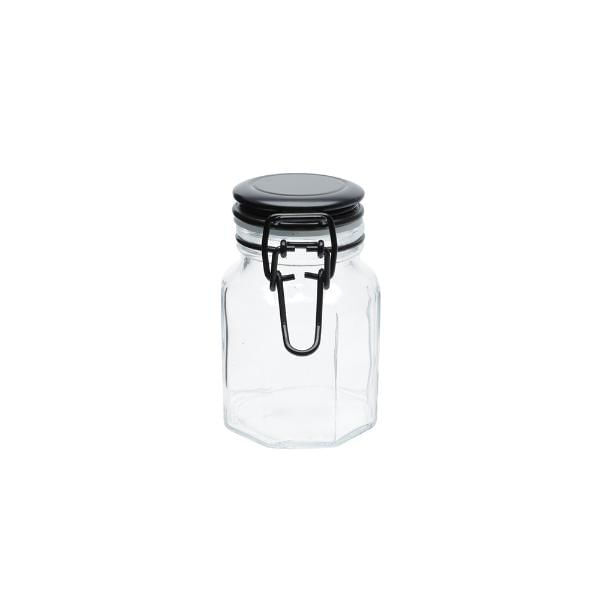 Pote Hermético Em Vidro Urban Hexagon 100ml