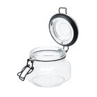 Pote Hermético Em Vidro Urban Square 500ml Preto