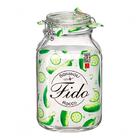 Pote Hermético Fido Bormioli Rocco Vidro Transparente 3l