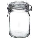 Pote Hermético Fido Bormioli Vidro Transparente 1 Litro