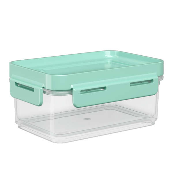 Pote Hermético Flap 250 Ml  12 7 X 8 7 X 5 8cm Verde Elétrico