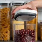 Pote Hermético Gaveta Prateleira Armário C/ Tampa 340ml Branco