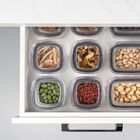 Pote Hermético Médio Retangular Com Tampa 1,5 Litros Porta Ma