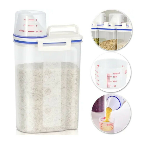 Pote Hermético Multiuso Com Dosador - 1,5kg