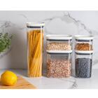 Pote Hermético Pequeno Retangular Com Tampa 650ml Porta Manti