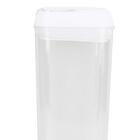 Pote Hermético Plástico Quadrado 1900ml