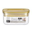 Pote Hermetico Quadrado 425 ML - Dourado Fosco