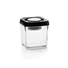 Pote Hermético Quadrado 500ml Preto Ibili