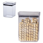 Pote Hermético Quadrado Empilhável 1000 Ml Cristal Paramount