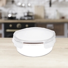 Pote Hermético Redondo Em Vidro Brinox Lock Stock 950ml