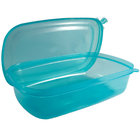 Pote Hermético Retangular Capacidade 1900ml Verde Tiffany