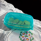 Pote Hermético Retangular Capacidade 1900ml Verde Tiffany