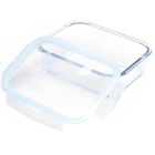 Pote Hermético Vidro Borossilicato Resistente A Calor Com Tam