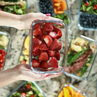 Pote Hermético Vidro Marmita Micro-ondas Freezer 1040ml