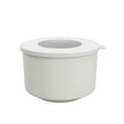 Pote Hoop 1 Litro 16,5 Cm Em Polipropileno Branco Coza 10154/
