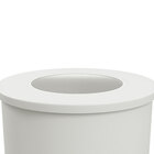 Pote Hoop 2 Litros 20 Cm Em Polipropileno Branco Coza 10155/3