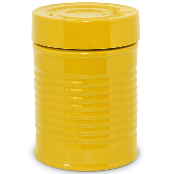 Pote Lata Com Tampa 900ml– Mondoceram Gourmet - Amarelo