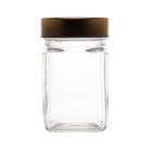 Pote Lyor Gastro Dourada De Vidro E Metal E Acrílico 300ml