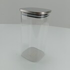 Pote Mantimentos Quadrado Home&co Com Tampa Inox Borossilicat