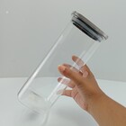 Pote Mantimentos Quadrado Home&co Com Tampa Inox Borossilicat