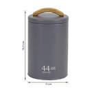 Pote de Mantimentos de Metal Sense 1,3L Martiplast