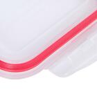 Pote Marmita De Vidro Hermético Retangular Com Tampa 550ml Sa